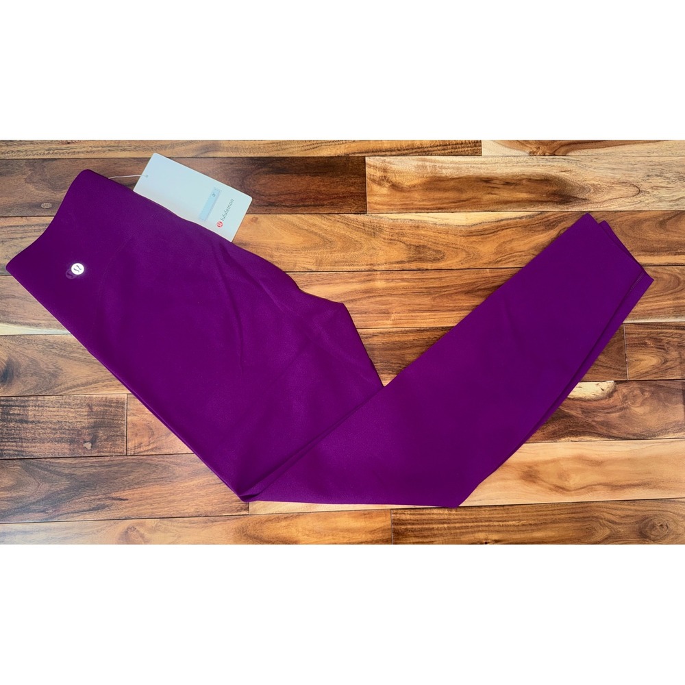 Lululemon Glow Up HR Tight 28" Chilled Grape Size 10